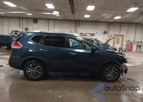 2016 Nissan Rogue Sl из США, поврежденный, VIN KNMAT2MV5GP670433